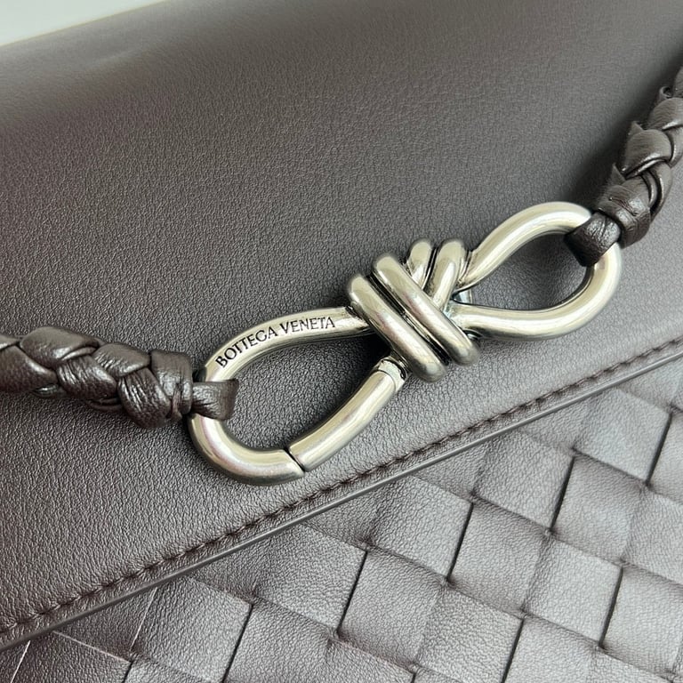 Bottega Veneta Small Andiamo Crossbody Bag Brown - 5