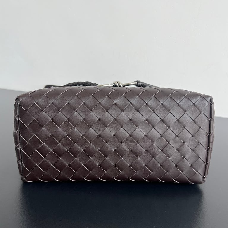 Bottega Veneta Small Andiamo Crossbody Bag Brown - 8