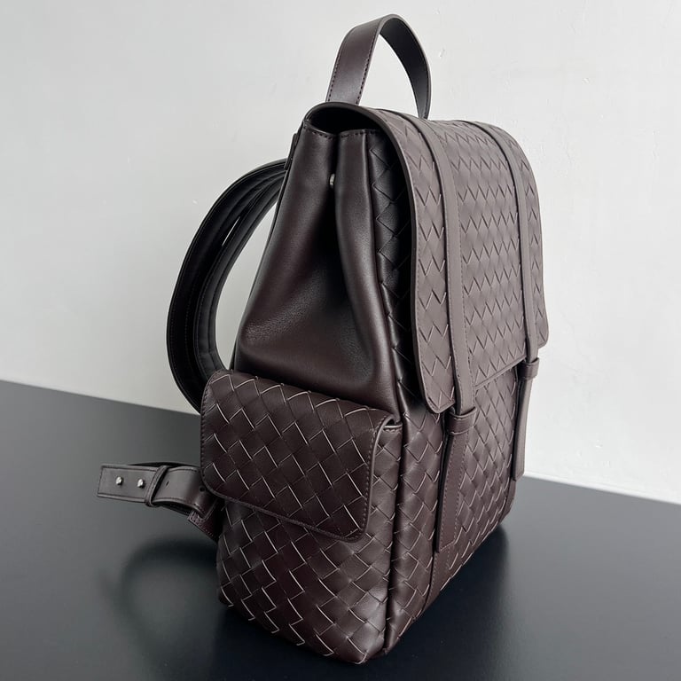 Bottega Veneta Intrecciato Leather Backpack 805971 - 9