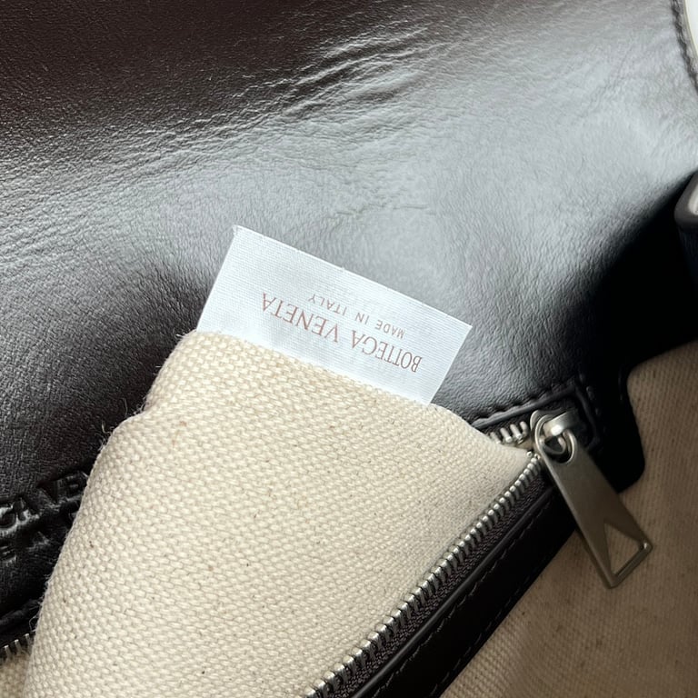Bottega Veneta Piccolo Intrecciato Messenger Bag Brown - 2