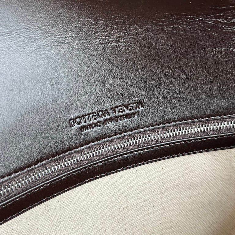 Bottega Veneta Piccolo Intrecciato Messenger Bag Brown - 3