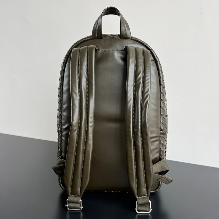 Bottega Veneta Intrecciato Backpack 730732 Khaki - 8
