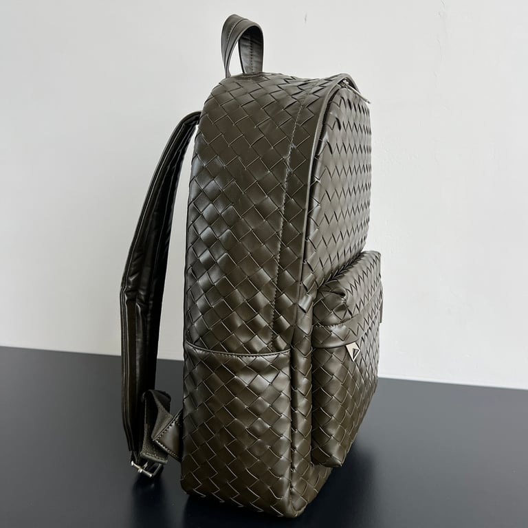 Bottega Veneta Intrecciato Backpack 730732 Khaki - 9