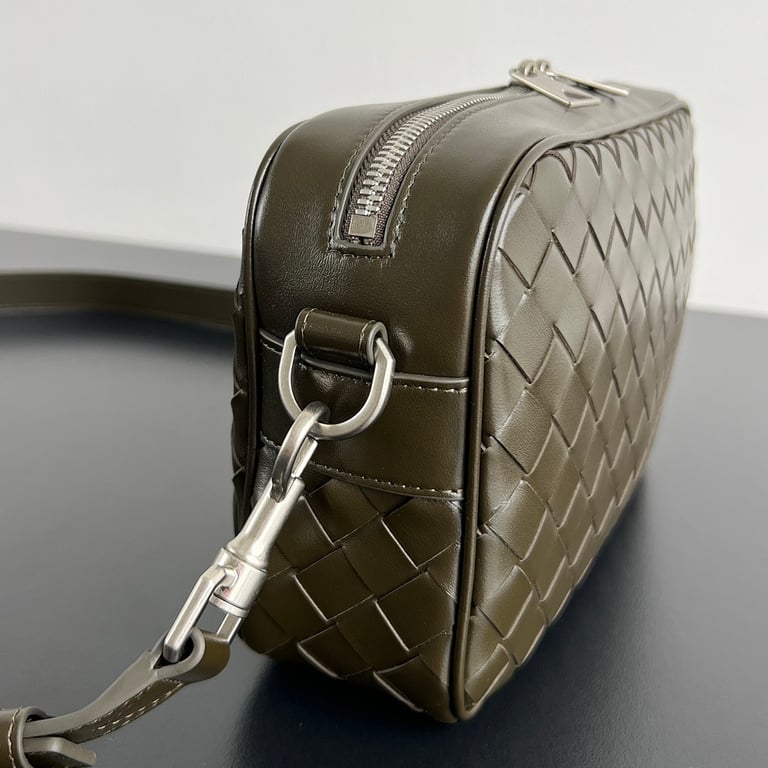 Bottega Veneta Intrecciato Camera Bag 755923 Olive - 9