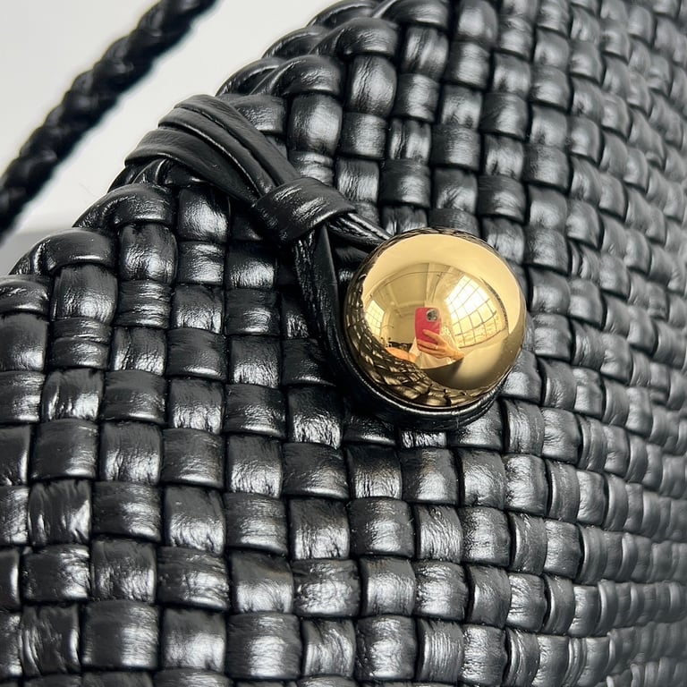Bottega Veneta Tosca Phone Bag Black - 6