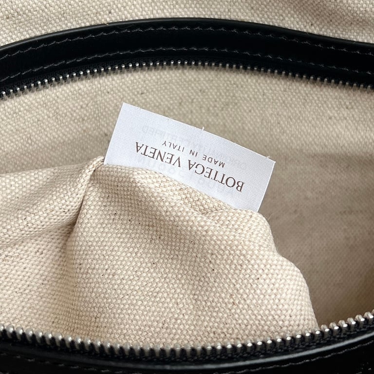 Bottega Veneta Intrecciato Leather Briefcase Black - 2