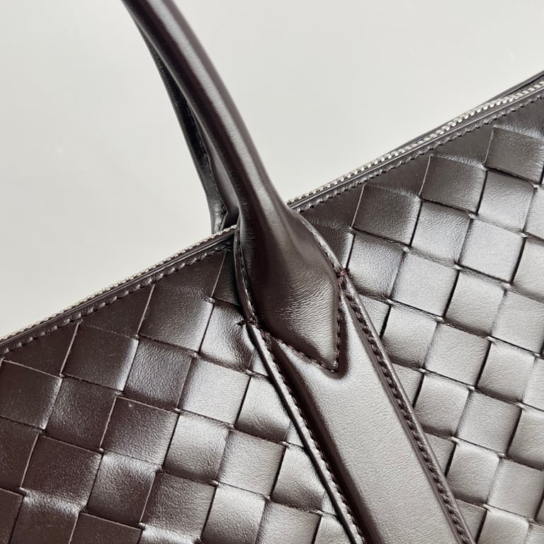 Bottega Veneta Intrecciato Vertical Briefcase Brown 815783 - 4