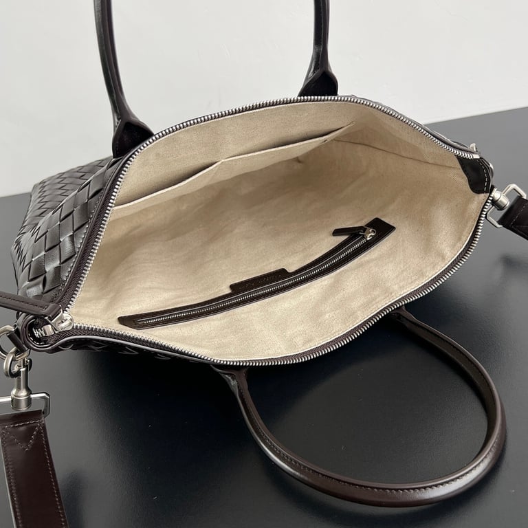 Bottega Veneta Intrecciato Vertical Briefcase Brown 815783 - 6
