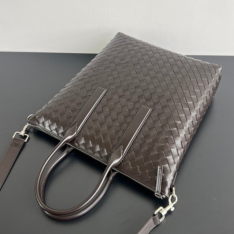 Bottega Veneta Intrecciato Vertical Briefcase Brown 815783 - 7