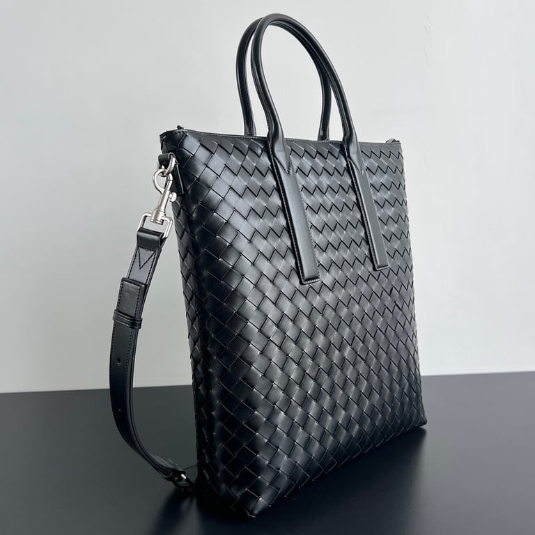Bottega Veneta Getaway Intrecciato Vertical Briefcase - 9
