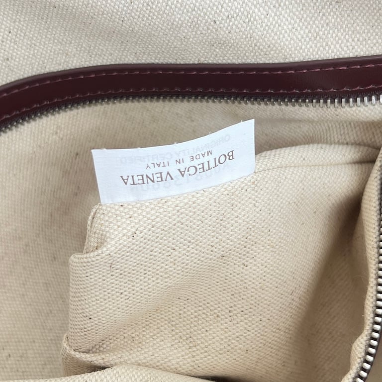 Bottega Veneta Getaway Intrecciato Briefcase Burgundy - 2