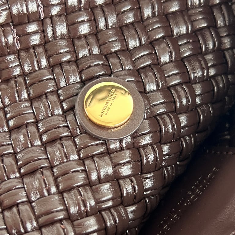 Bottega Veneta Tosca Intrecciato Phone Bag Brown - 4