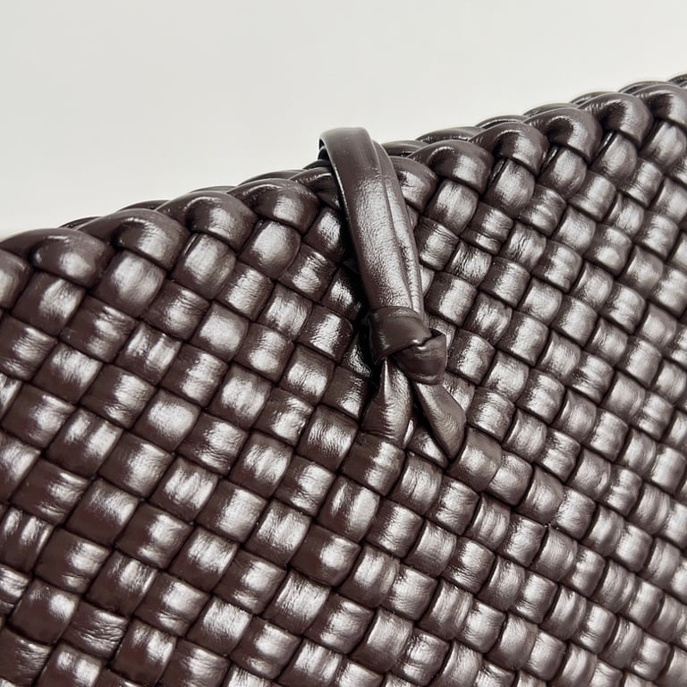 Bottega Veneta Tosca Intrecciato Phone Bag Brown - 5