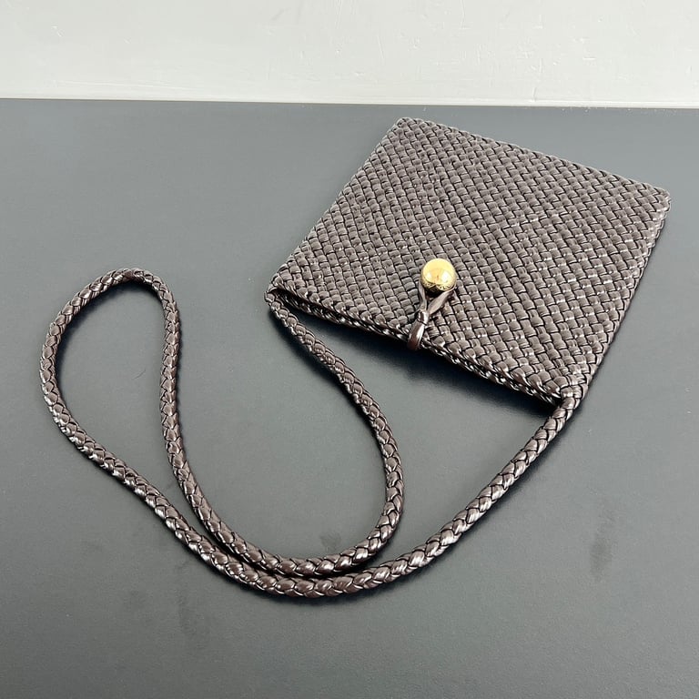 Bottega Veneta Tosca Intrecciato Phone Bag Brown - 9