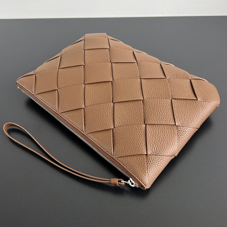 Bottega Veneta Diago Large Intrecciato Clutch Brown - 7