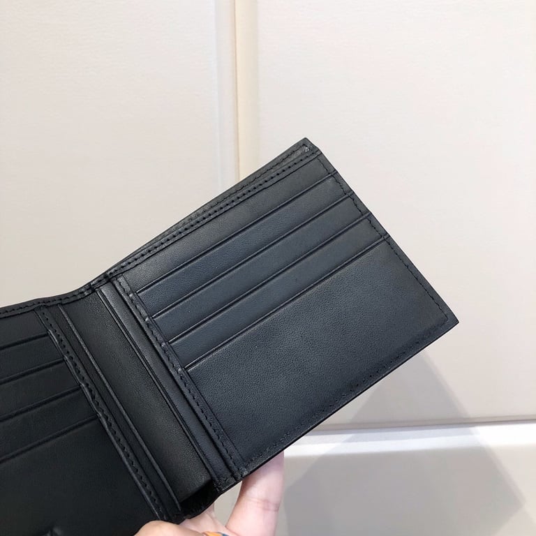 Bottega Veneta Intrecciato Leather Bi-Fold Wallet Black - 4