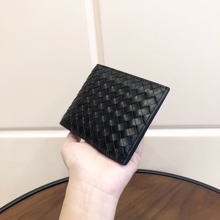 Bottega Veneta Intrecciato Leather Bi-Fold Wallet Black - 8