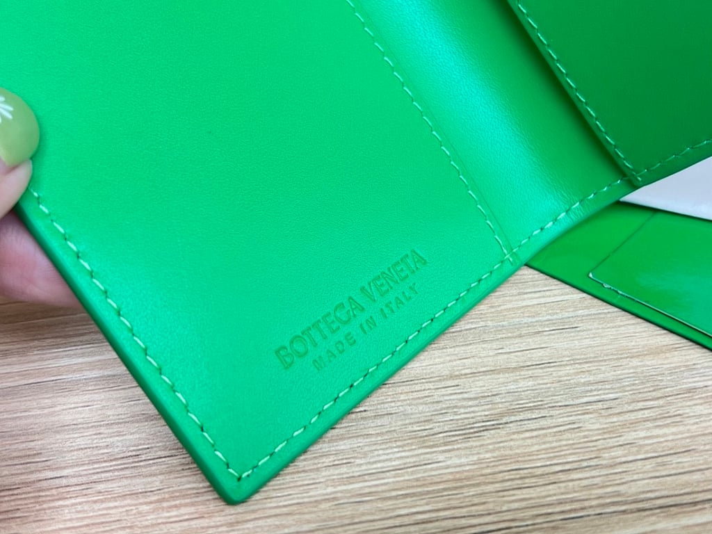 Bottega Veneta Intrecciato Card Case Green 592619 - 5