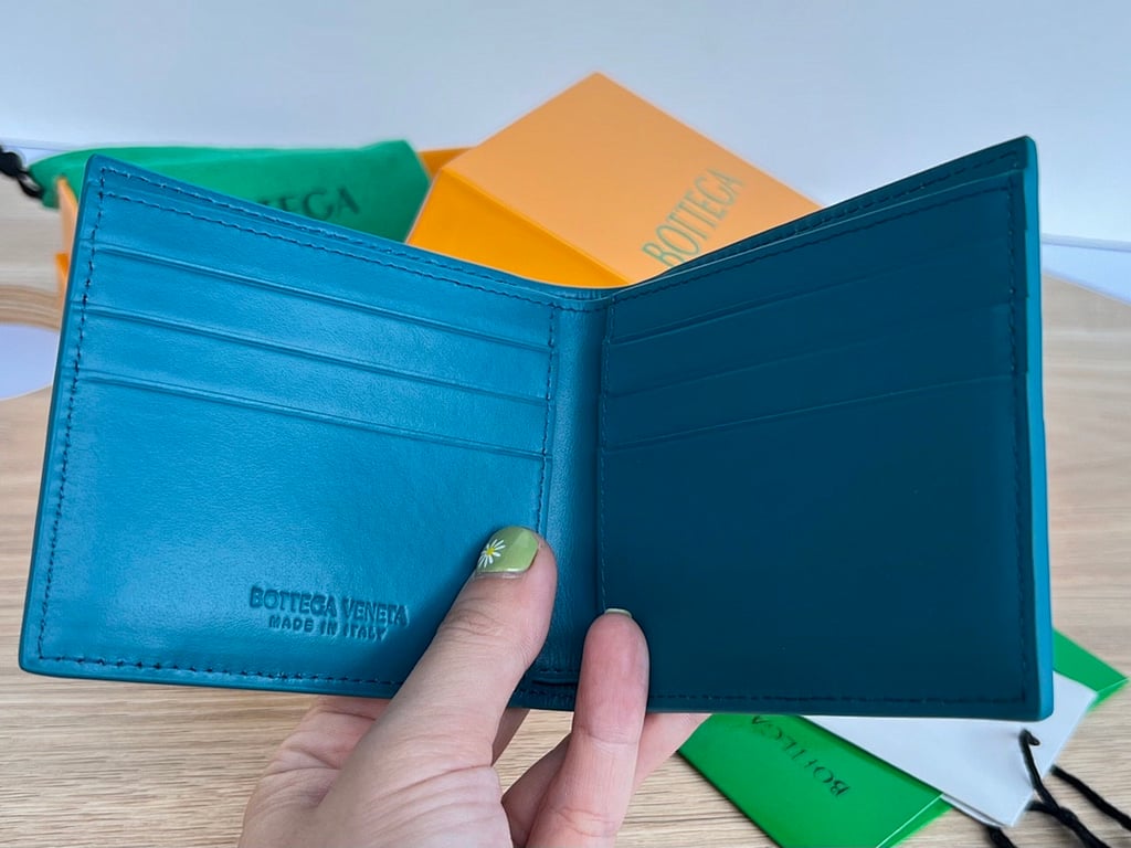Bottega Veneta 649603 Bi-Fold Wallet Mallard Green - 6