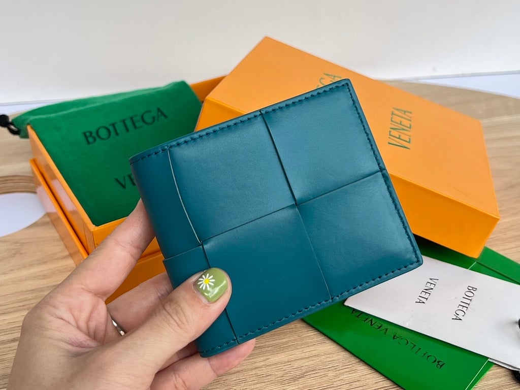 Bottega Veneta 649603 Bi-Fold Wallet Mallard Green - 9