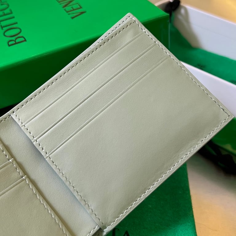 Bottega Veneta 649603 Bi-fold Wallet Sage Green - 2