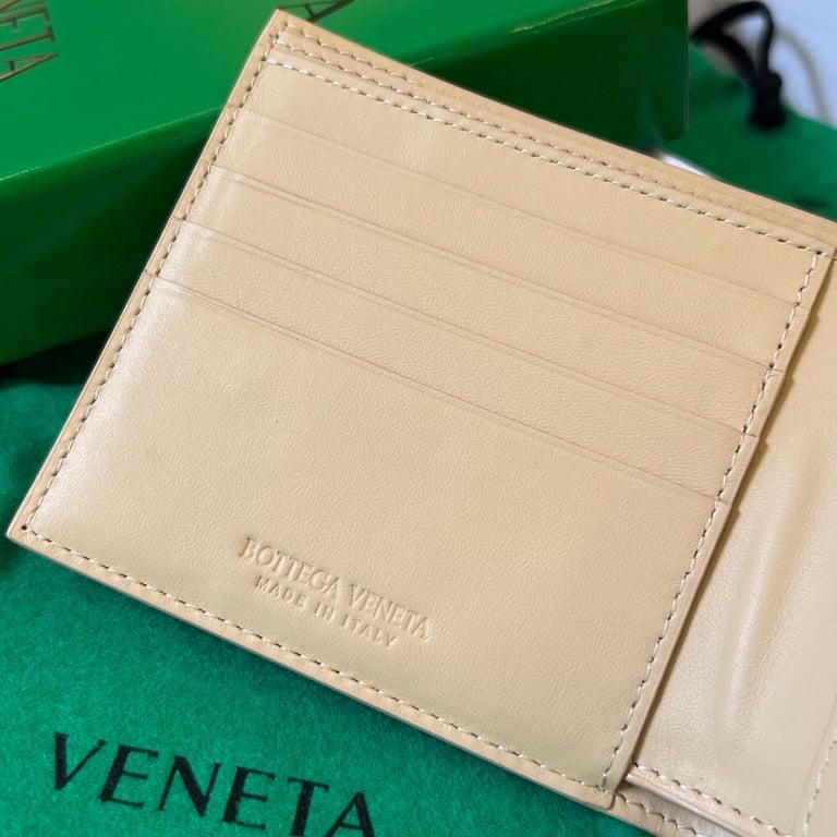 Bottega Veneta 605721 Intrecciato Bi-Fold Wallet Oatmeal - 5