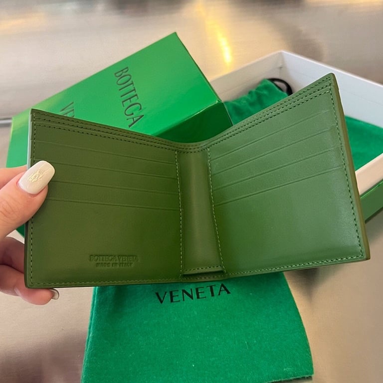 Bottega Veneta 605721 Bi-Fold Wallet Avocado Green - 6
