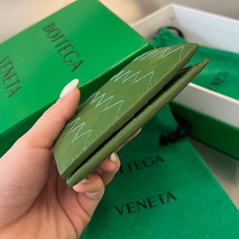 Bottega Veneta 605721 Bi-Fold Wallet Avocado Green - 7