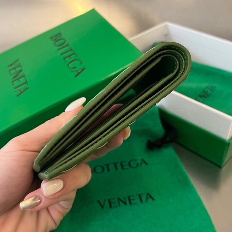 Bottega Veneta 605721 Bi-Fold Wallet Avocado Green - 9