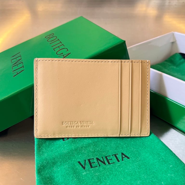 Bottega Veneta Intrecciato Card Case 649587 Beige - 8