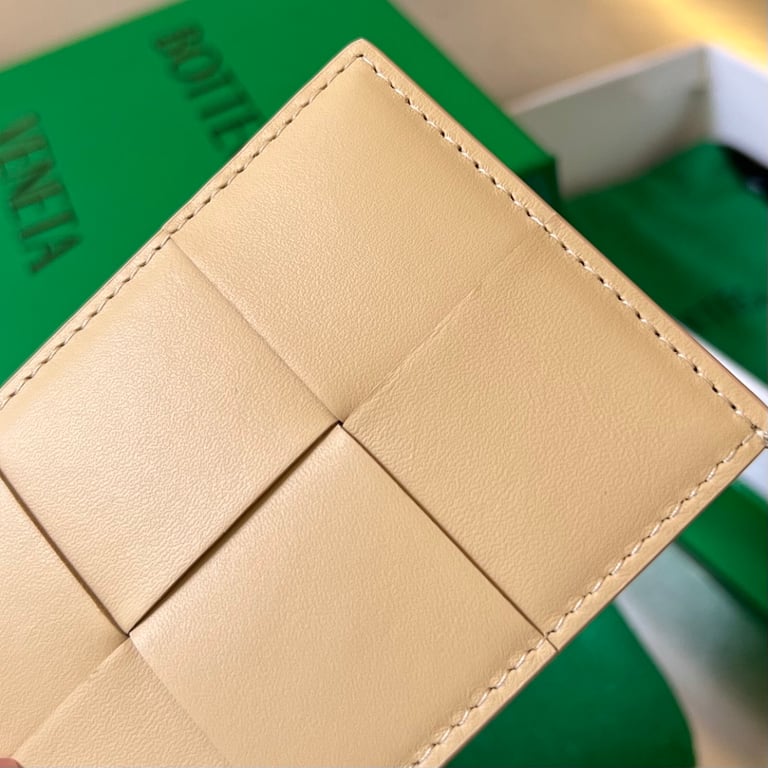 Bottega Veneta Intrecciato Card Case 649587 Beige - 9