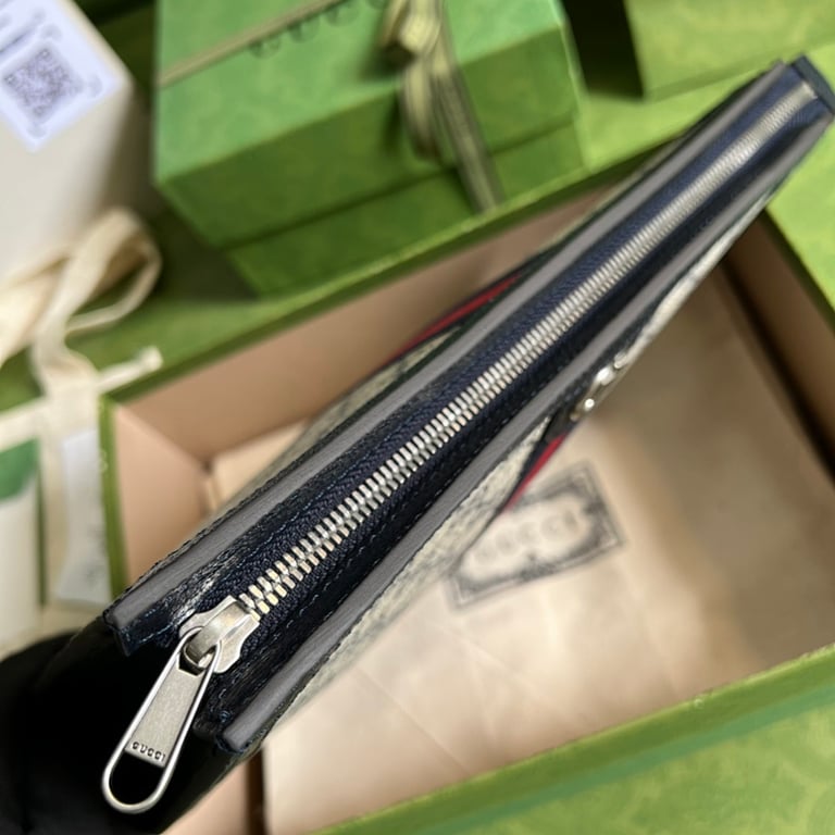 Gucci Ophidia GG Supreme Pouch Blue - 5