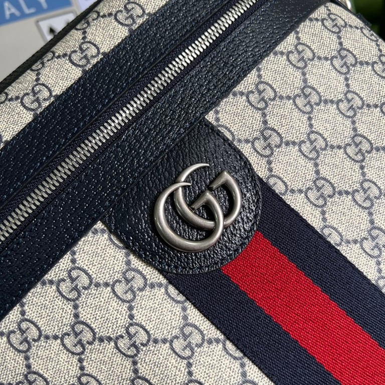 Gucci Ophidia GG Supreme Messenger Bag Blue - 6