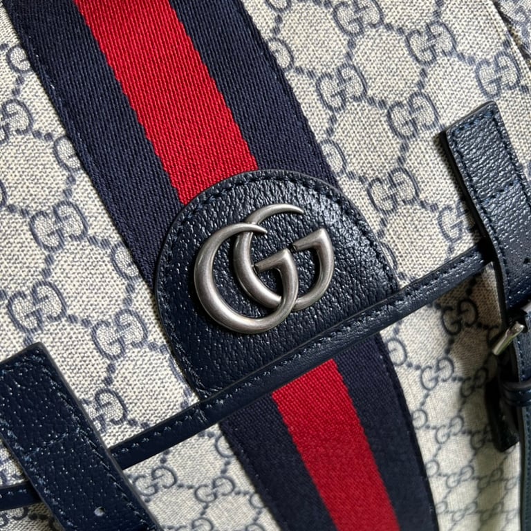 Gucci Ophidia GG Supreme Backpack Blue/Beige - 6