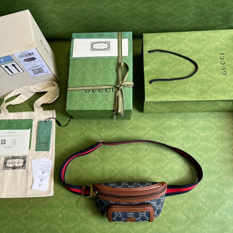 Gucci GG Denim Belt Bag 682933 - 2