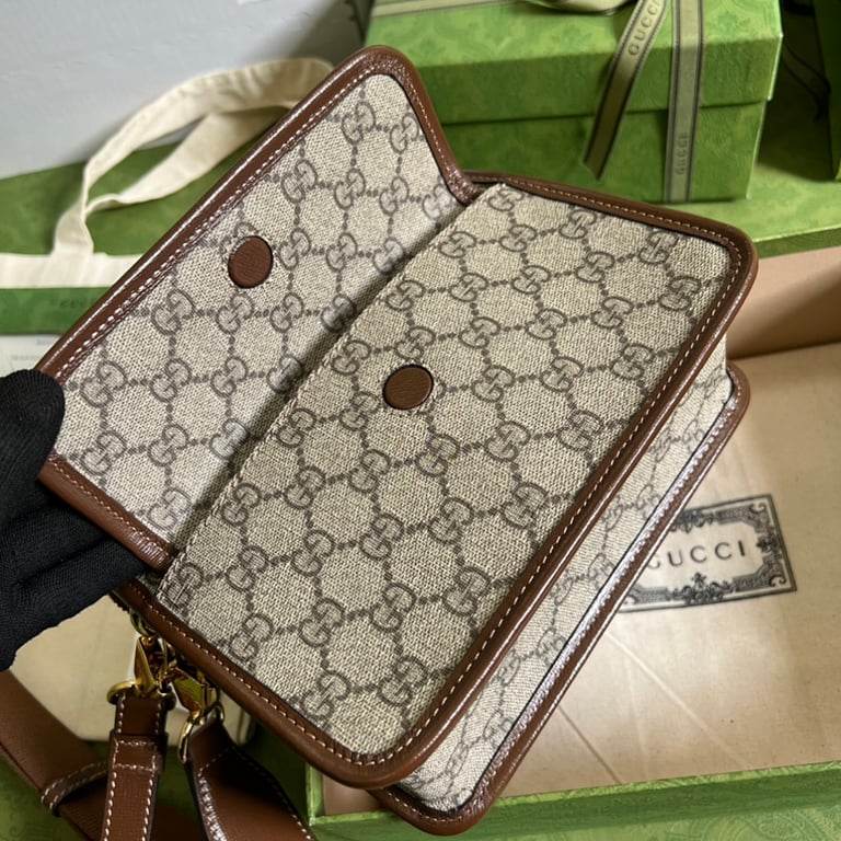 Gucci Neo Vintage GG Supreme Crossbody Bag - 5