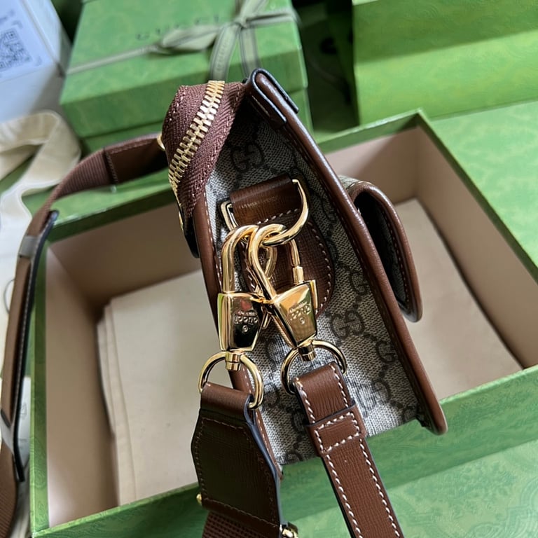 Gucci Neo Vintage GG Supreme Crossbody Bag - 7
