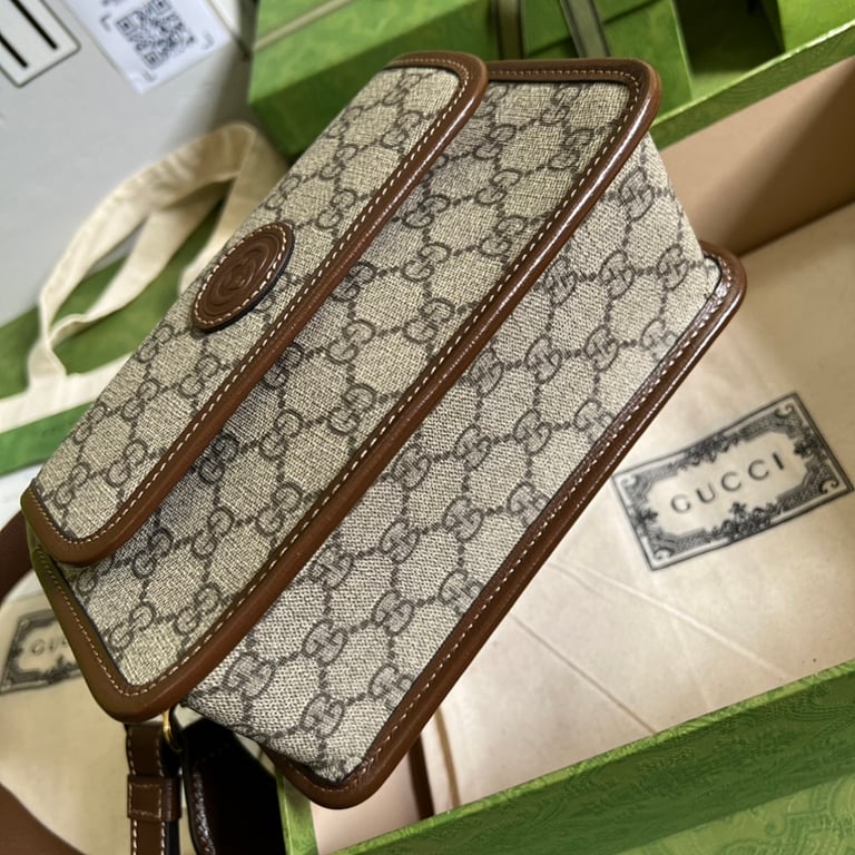 Gucci Neo Vintage GG Supreme Crossbody Bag - 8