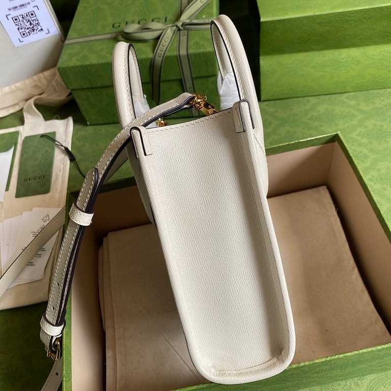 Gucci Retro Mini Tote GG Supreme White 671623 - 7
