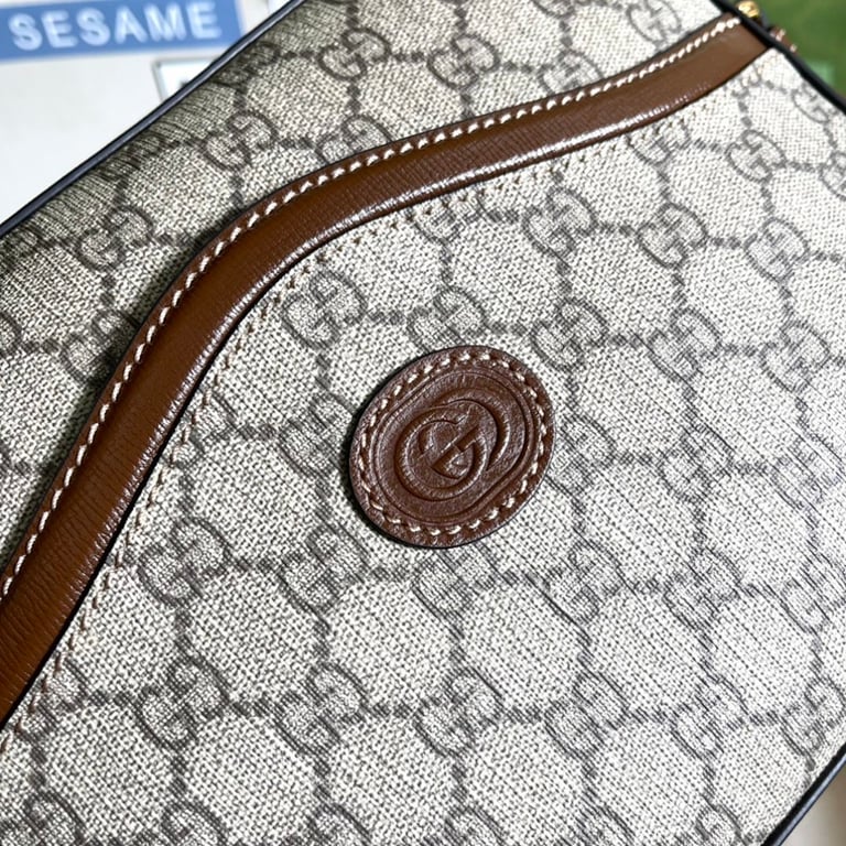 Gucci 675891 Retro GG Supreme Crossbody Bag - 6