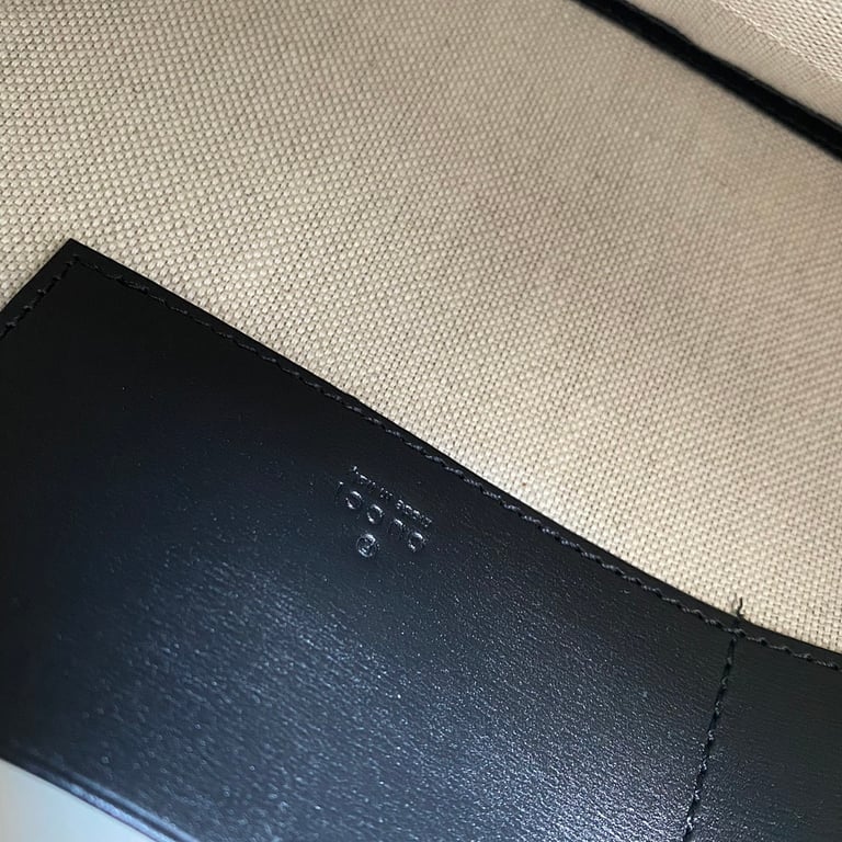 Gucci Marmont Slim Clutch Black Leather - 2