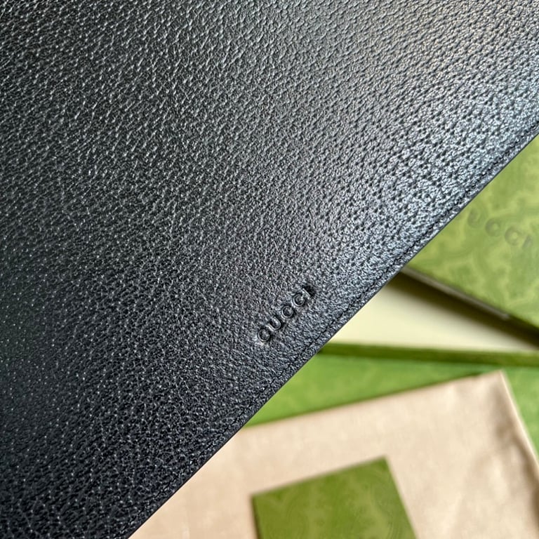 Gucci Marmont Leather Pouch Black - 5
