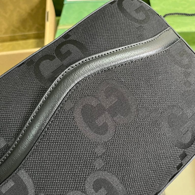 Gucci Jumbo GG Messenger Bag Black - 6