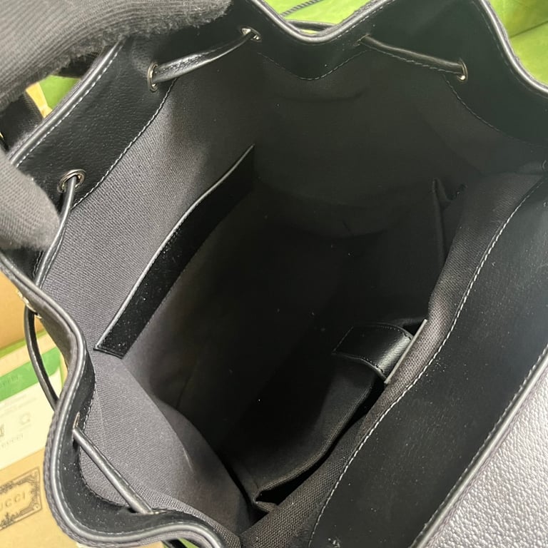 Gucci Jumbo GG Backpack Black - 2