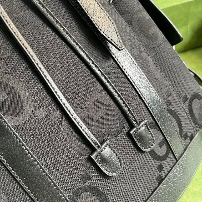 Gucci Jumbo GG Backpack Black - 4