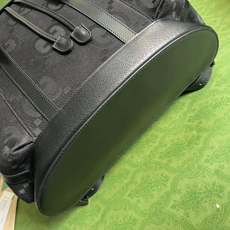 Gucci Jumbo GG Backpack Black - 8