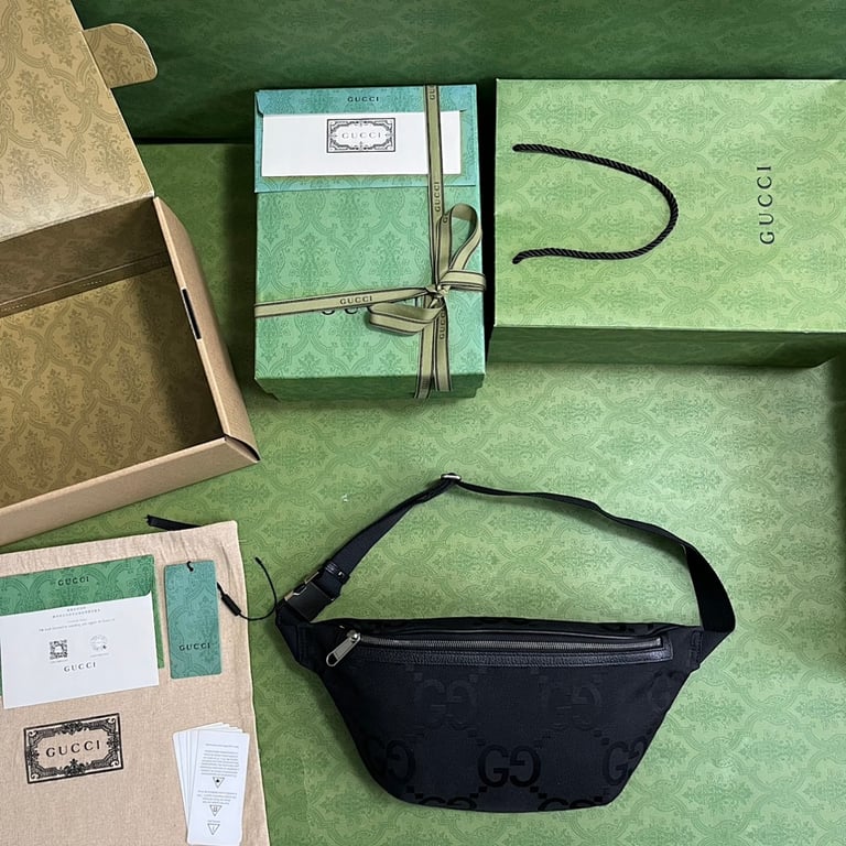 Gucci Jumbo GG Belt Bag Black - 2