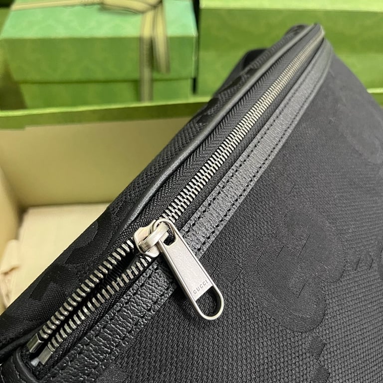 Gucci Jumbo GG Belt Bag Black - 6