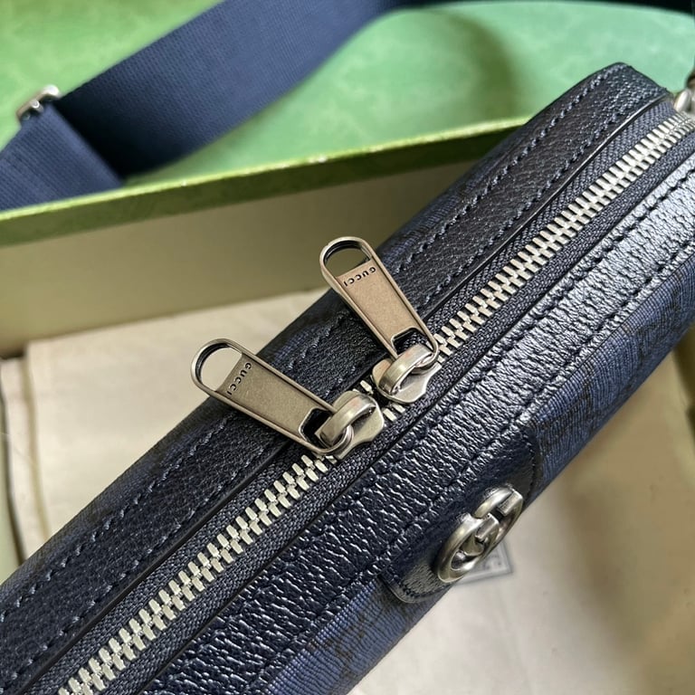 Gucci Ophidia GG Supreme Messenger Bag Blue - 4