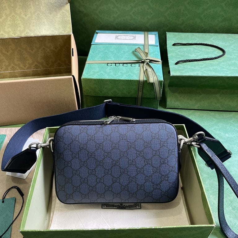 Gucci Ophidia GG Supreme Messenger Bag Blue - 9